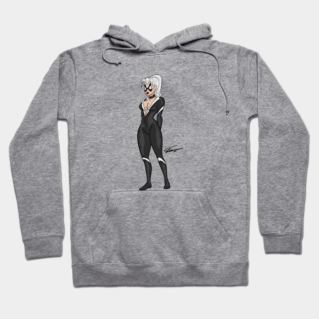 Black Cat Hoodie by Tuckerjoneson13